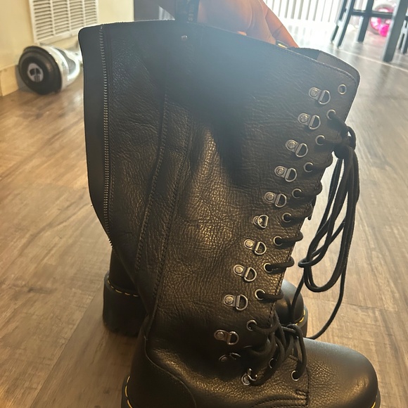 Platform dr marten boots knee high - Picture 7 of 8